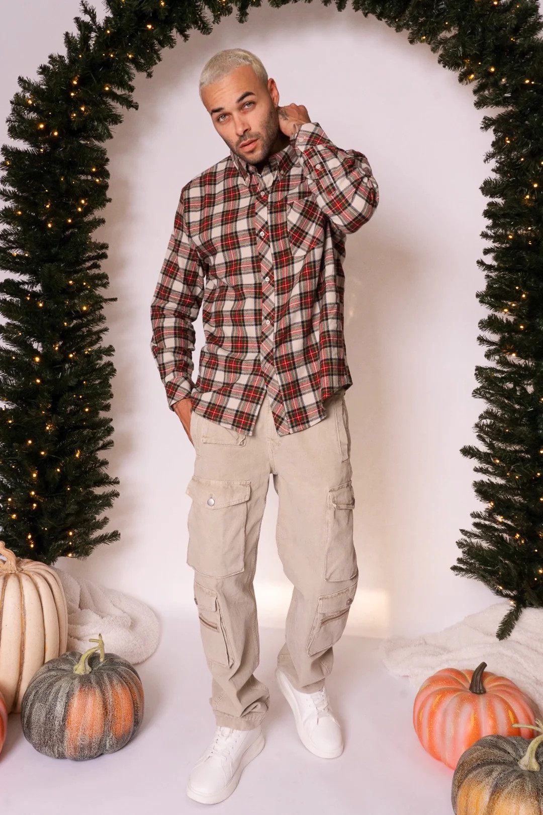 Mens John Shirt in Merry Holiday Plaid | Ivy City Co