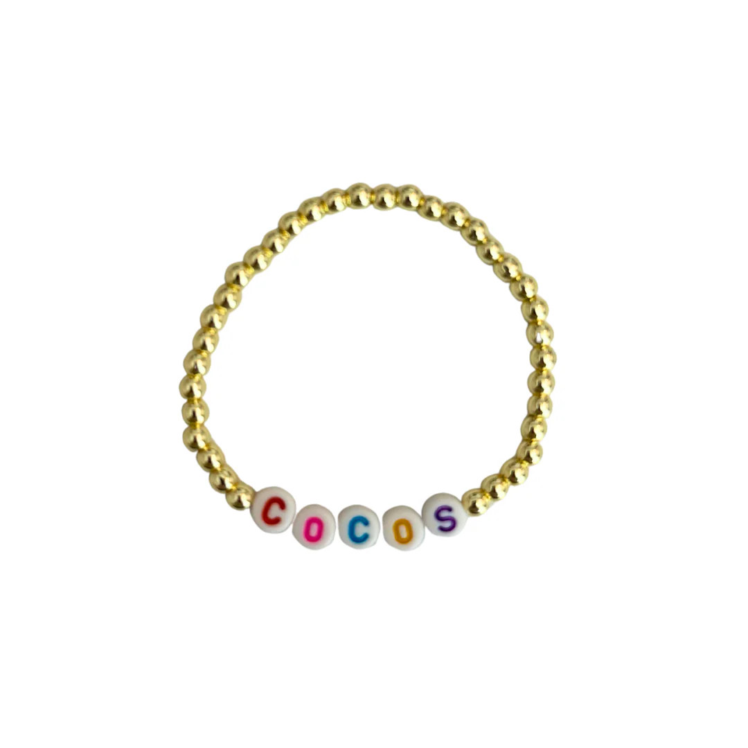 Cece: Custom Gold/ Multi Color | Cocos Beads and Co