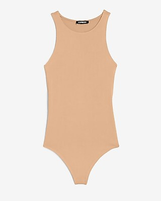 Sleeveless High Neck Thong Bodysuit | Express