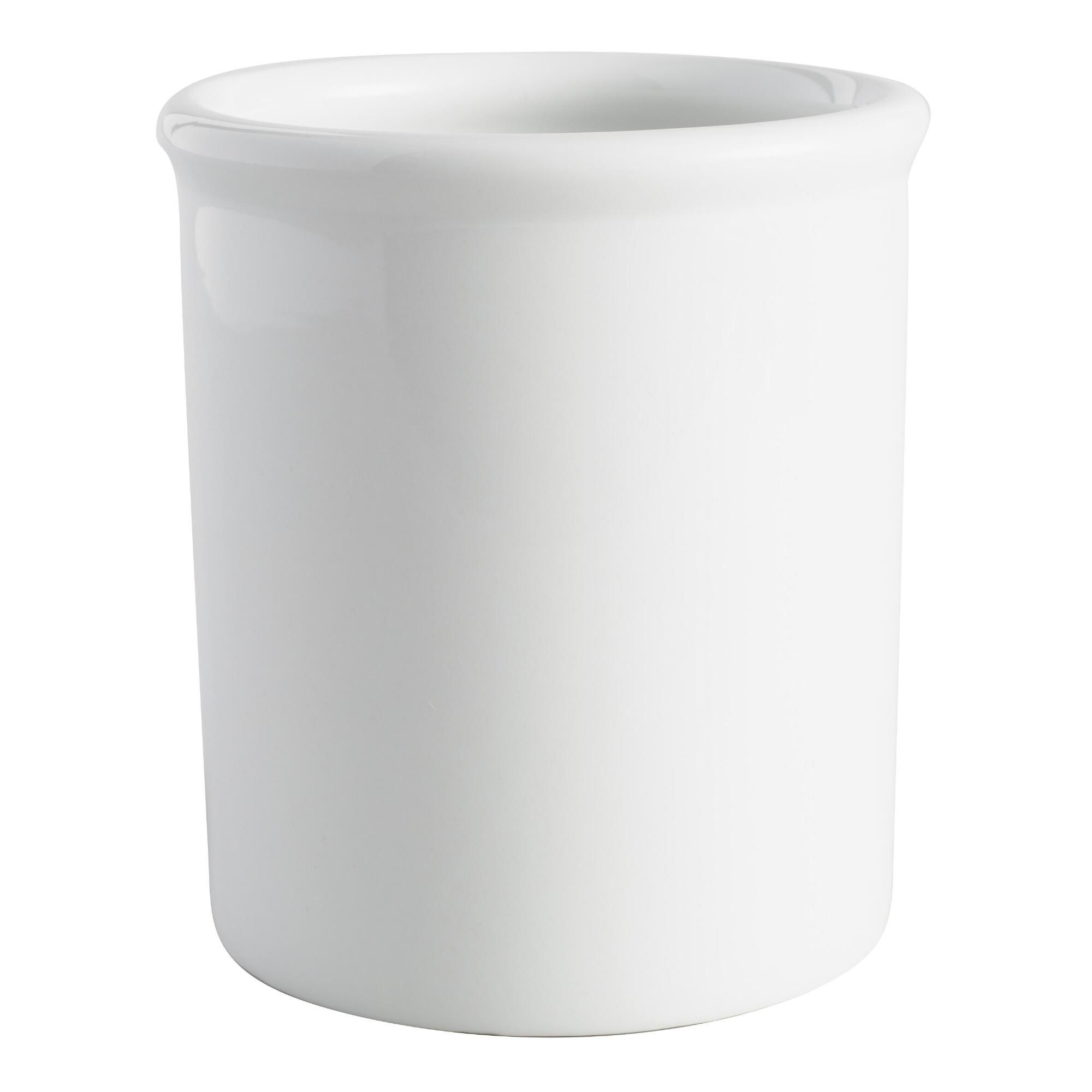 White Porcelain Utensil Holder by World Market | World Market