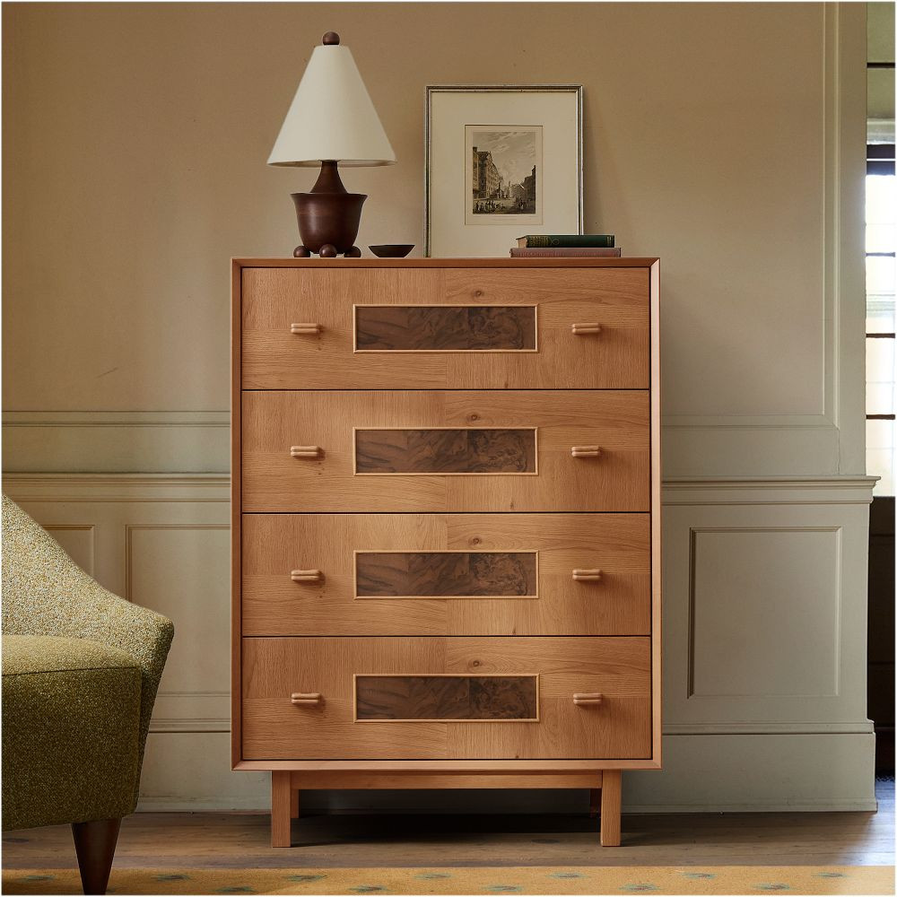 Pierce & Ward Two-Tone 4-Drawer Dresser (32") | West Elm (US)