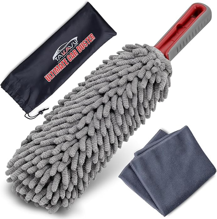 Car Duster Interior by TAKAVU, 360\u00b0 Microfiber Fingers, Unbreakable Comfort Handle, Lint and... | Amazon (US)