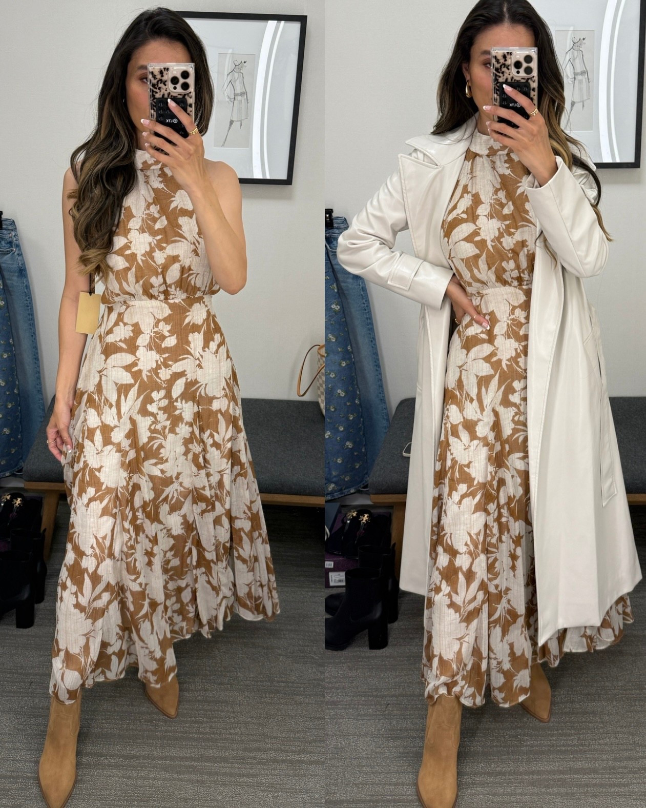 Shop my Nsale outfit! Wearing size 2 in dress, XS in coat, and size 8 in my booties! Xo!

#LTKFindsUnder50 #LTKSaleAlert #LTKFindsUnder100