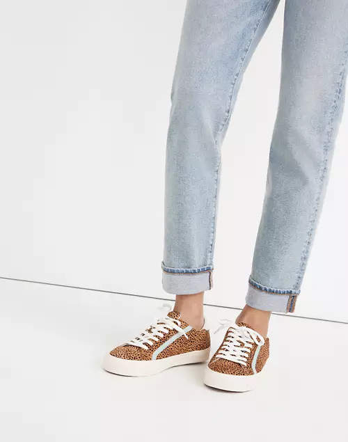 Sidewalk Low-Top Sneakers in Spotted Calf Hair | Madewell