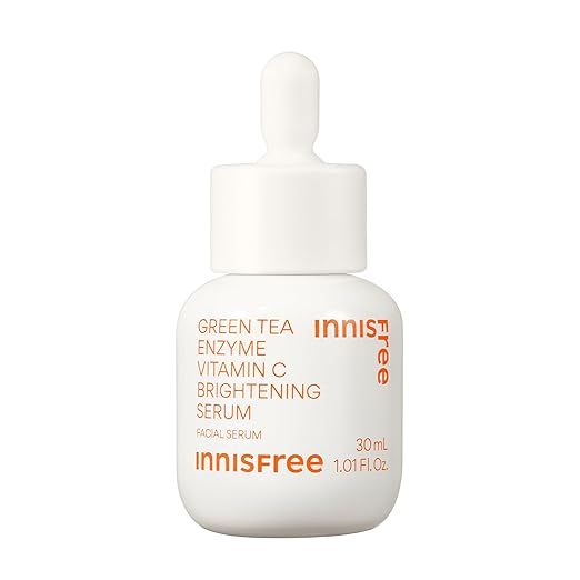 innisfree Green Tea Enzyme Vitamin C Brightening Serum for Dark Spot Fading, Korean Face Serum fo... | Amazon (US)