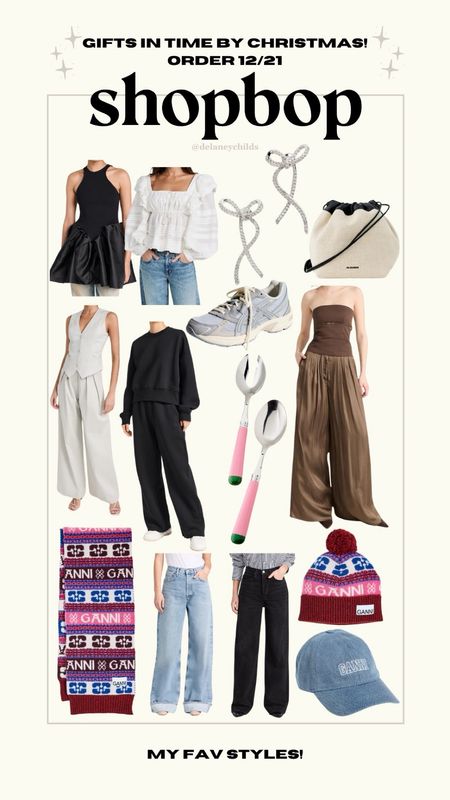 shop my most recent hearted Shopbop items in time for Christmas 🎄🛍️☃️
order by 12/21 🎁

#LTKSeasonal #LTKHoliday #LTKGiftGuide