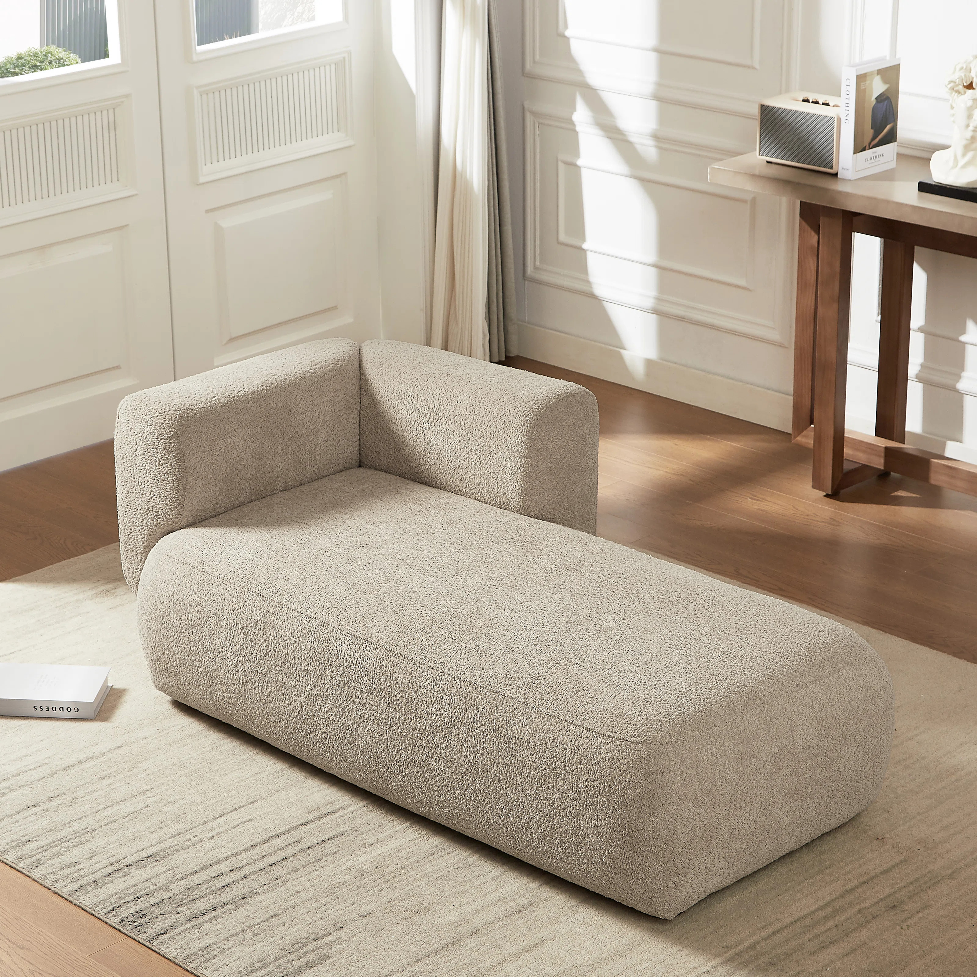 Christinia Upholstered Chaise Lounge | Wayfair North America