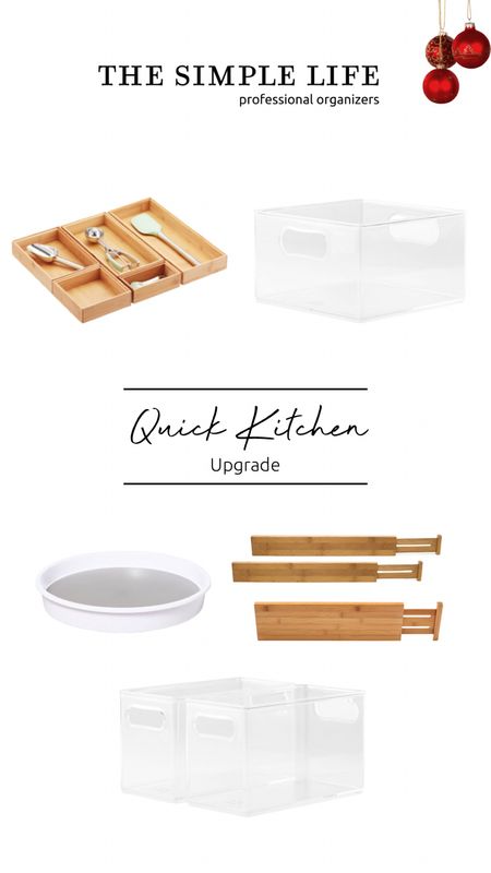 Looking to make some quick upgrades to your kitchen before guests arrive? These are a few of our favorite kitchen organizing products for you! #amazonkitchen #targetkitchen #targetfinds #thecontainerstore

#LTKhome #LTKHoliday #LTKunder50