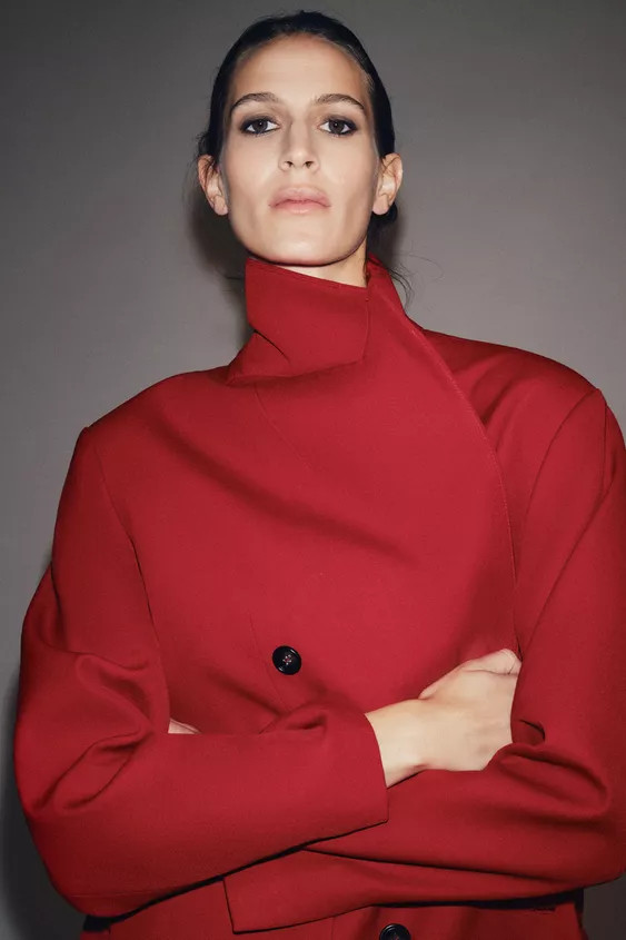 ZW COLLECTION DOUBLE-BREASTED BLAZER | Zara US