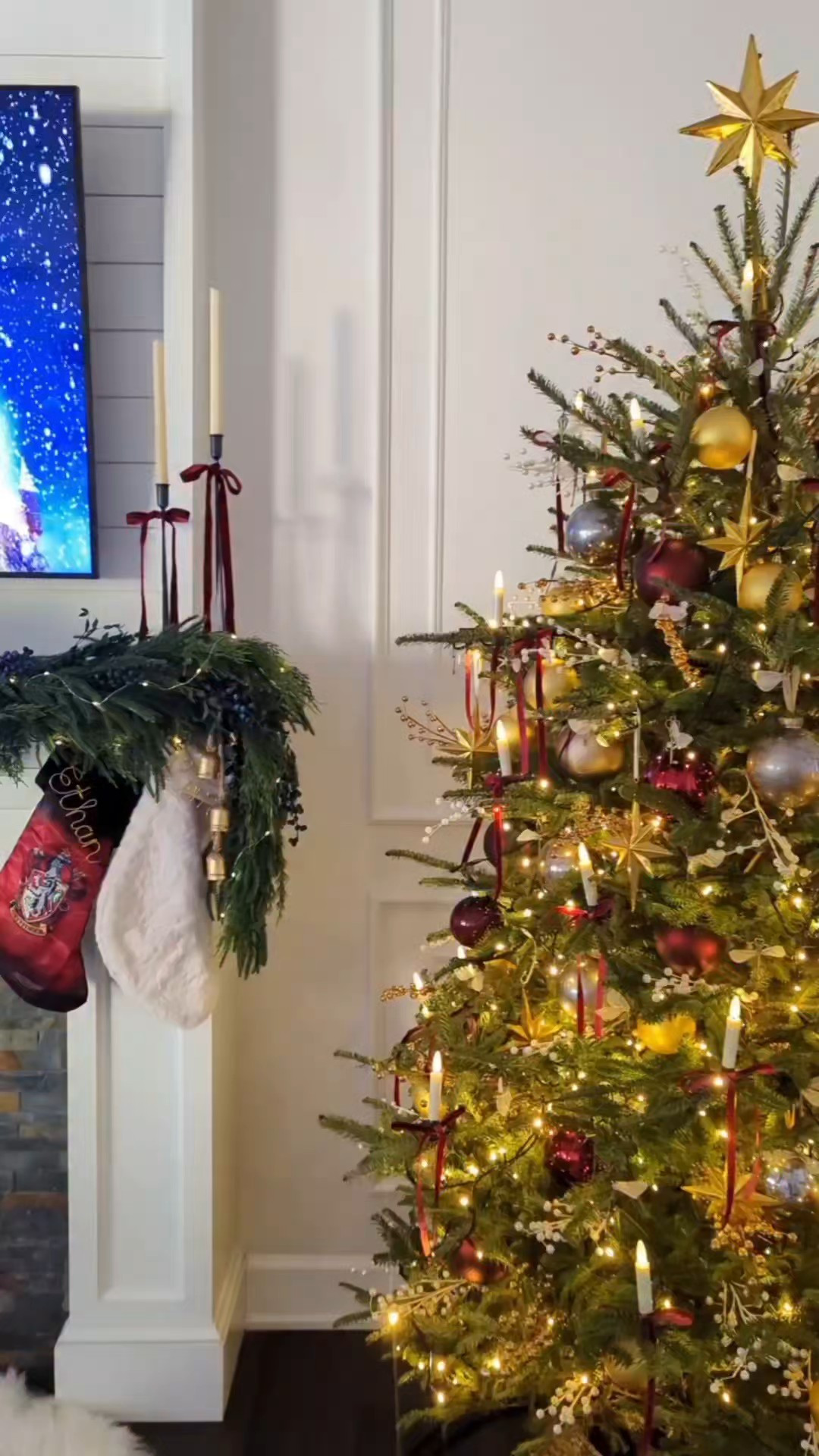 Christmas tree decor. Harry Potter Christmas tree ornaments. 8 pointed star ornaments and tree topper. Flying keys ornaments. Hogwarts train on tracks. Floating candle ornaments on tree. Hogwarts Christmas. #Christmas #LTKfind

#LTKHoliday #LTKSeasonal #LTKHome