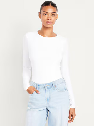 Long-Sleeve Crew-Neck Bodysuit | Old Navy (US)