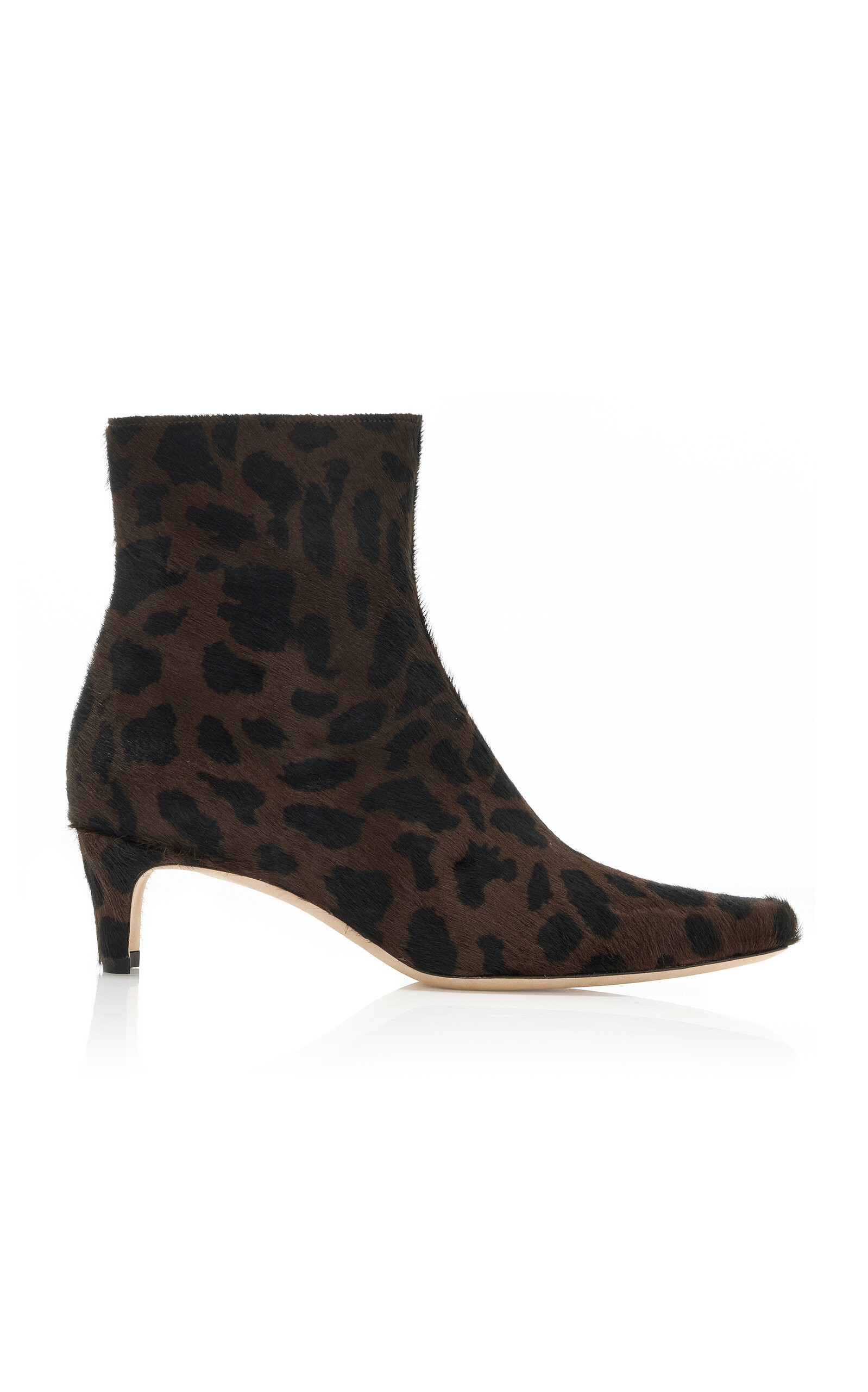 Wally Leopard-Print Leather Ankle Boots | Moda Operandi (Global)