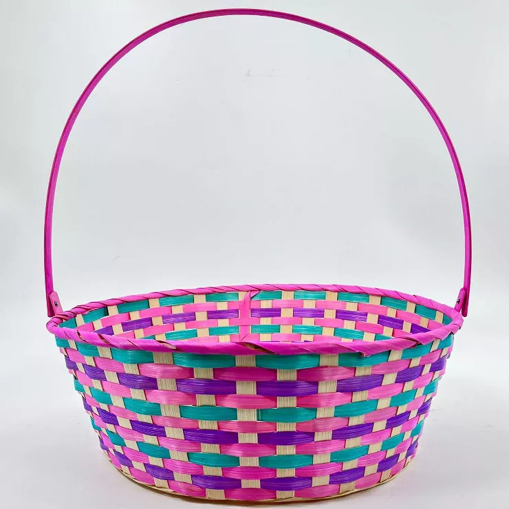 Round Bamboo Decorative Easter Basket - Spritz™ | Target