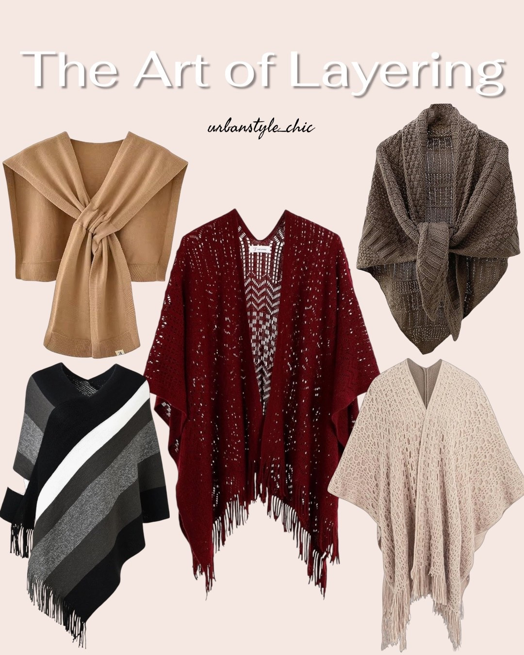 Effortless layers 🤍 These shawls & wraps are the perfect finishing touch to any outfit. Shop them all on my LTK!

Follow me on IG: urbanstyle_chic

#LTKTravel #LTKSeasonal #LTKWorkwear