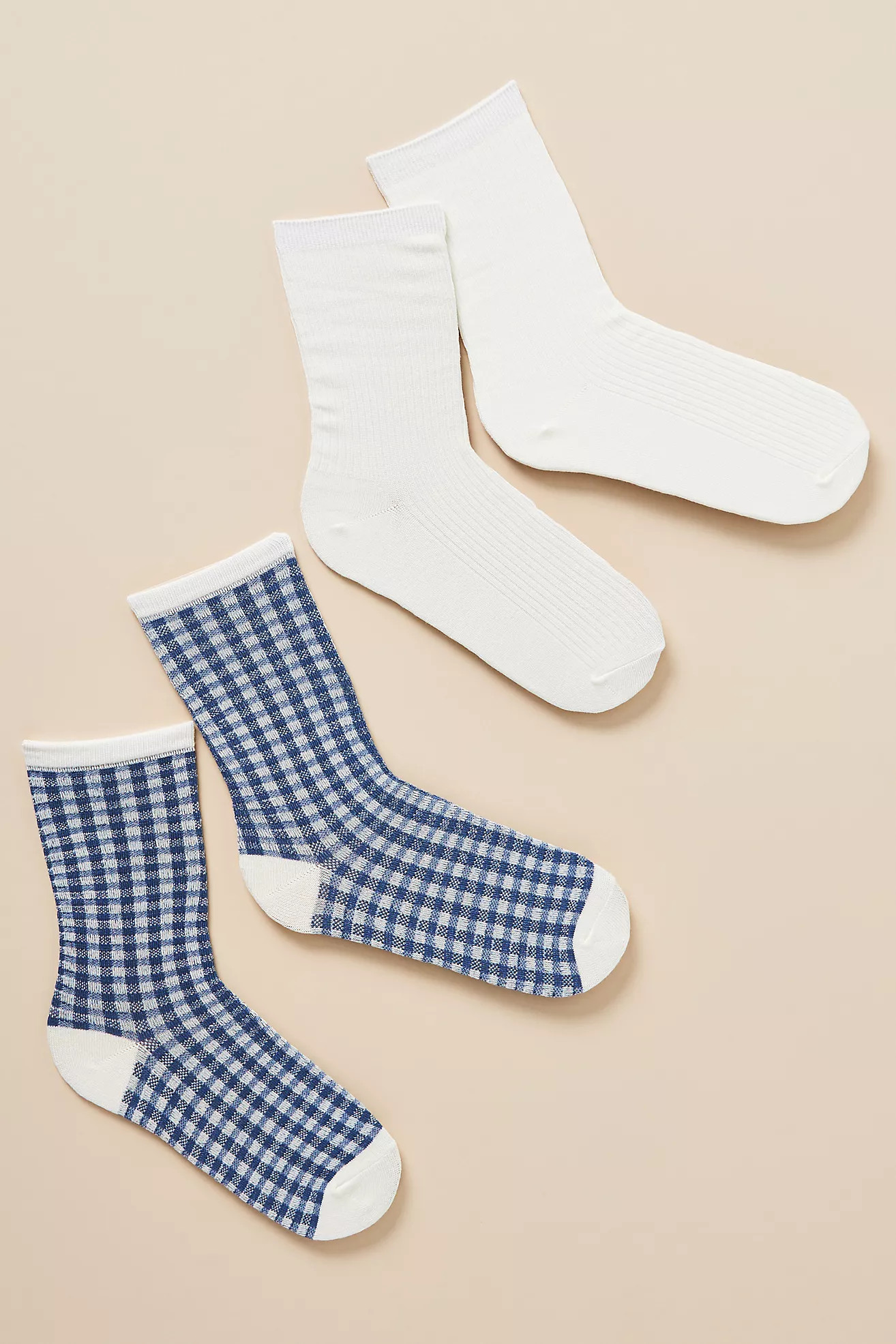 Ribbed Trouser Socks, Set of 2 | Anthropologie (US)