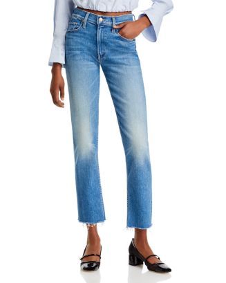 MOTHER The Mid Rise Rider Flood Mid Rise Jeans in Monkey in the Middle Back to results -  Women -... | Bloomingdale's (US)