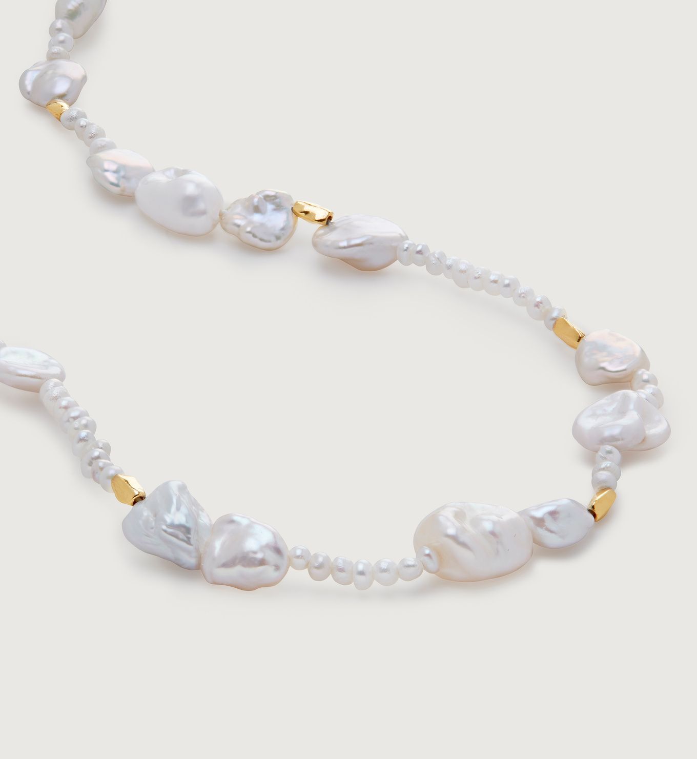 Pearl Scatter Necklace Adjustable 41-46cm/16-18' | Monica Vinader (Global)