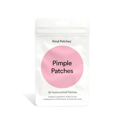Kind Patches Pimple Patches - Hydrocolloid Pimple Patches for Face - Acne Dots for Day and Night Protection - Waterproof and Breathable - 36 Count | Amazon (US)