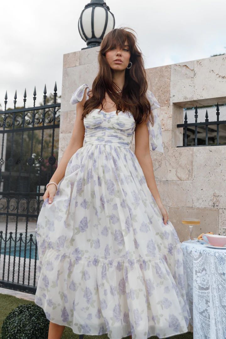 Floret Midi Dress - Lavender | Petal & Pup (US)