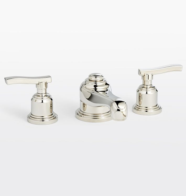 Rigdon Lever Handle Widespread Bathroom Faucet | Rejuvenation