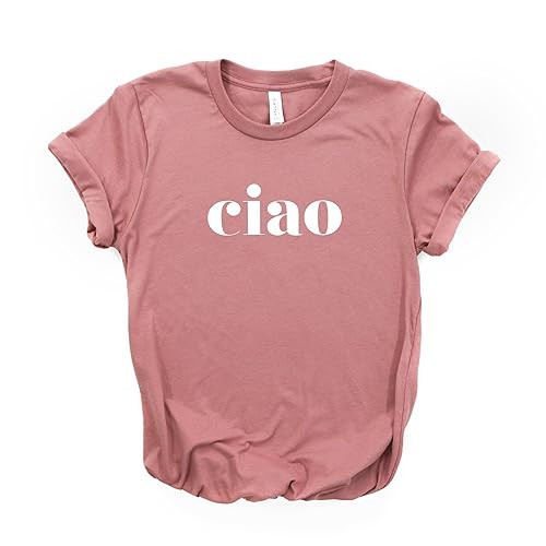 Ciao - Ciao Shirt - Hello - Italy Shirt - Ciao T-shirt - Italian Shirt - Ciao Bella - Italian Hel... | Amazon (US)