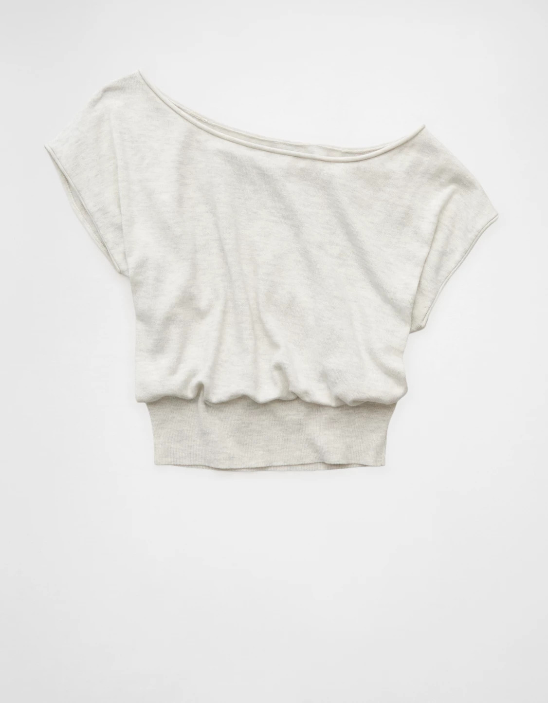 AE Off-the-Shoulder Cinched Sweater Tee | American Eagle Outfitters (US & CA)