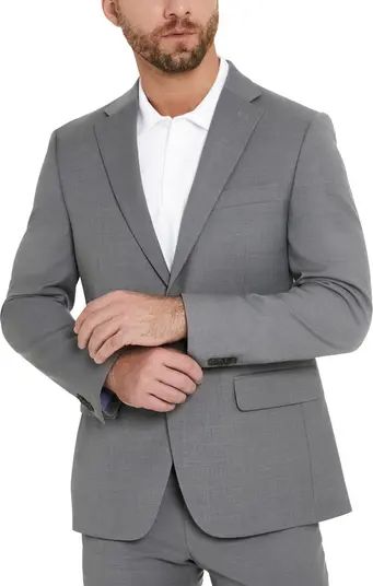 Tommy Sharkskin Two Button Notch Lapel Wool Blend Suit Separates Jacket | Nordstrom Rack