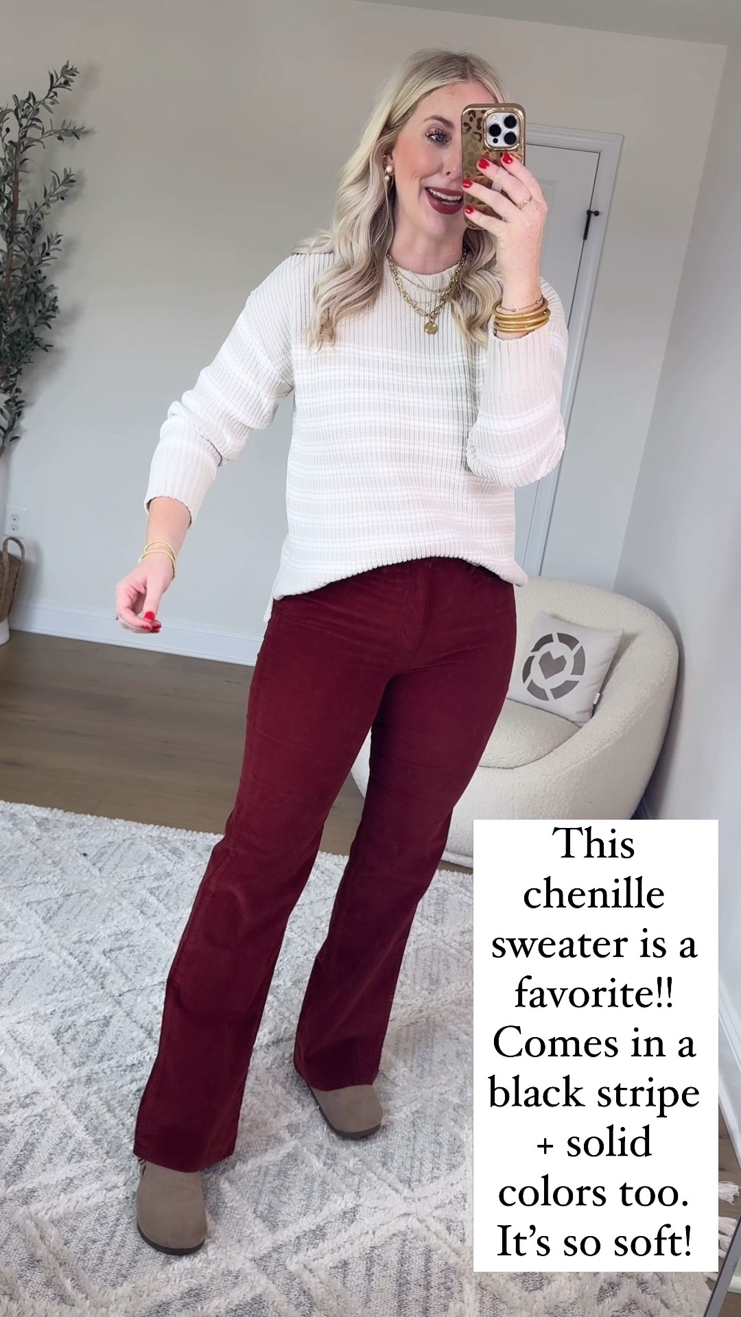 Walmart try on, time and tru, striped sweater, Walmart outfit, Walmart fashion 

Medium 

#LTKSeasonal #LTKFindsUnder50 #LTKVideo