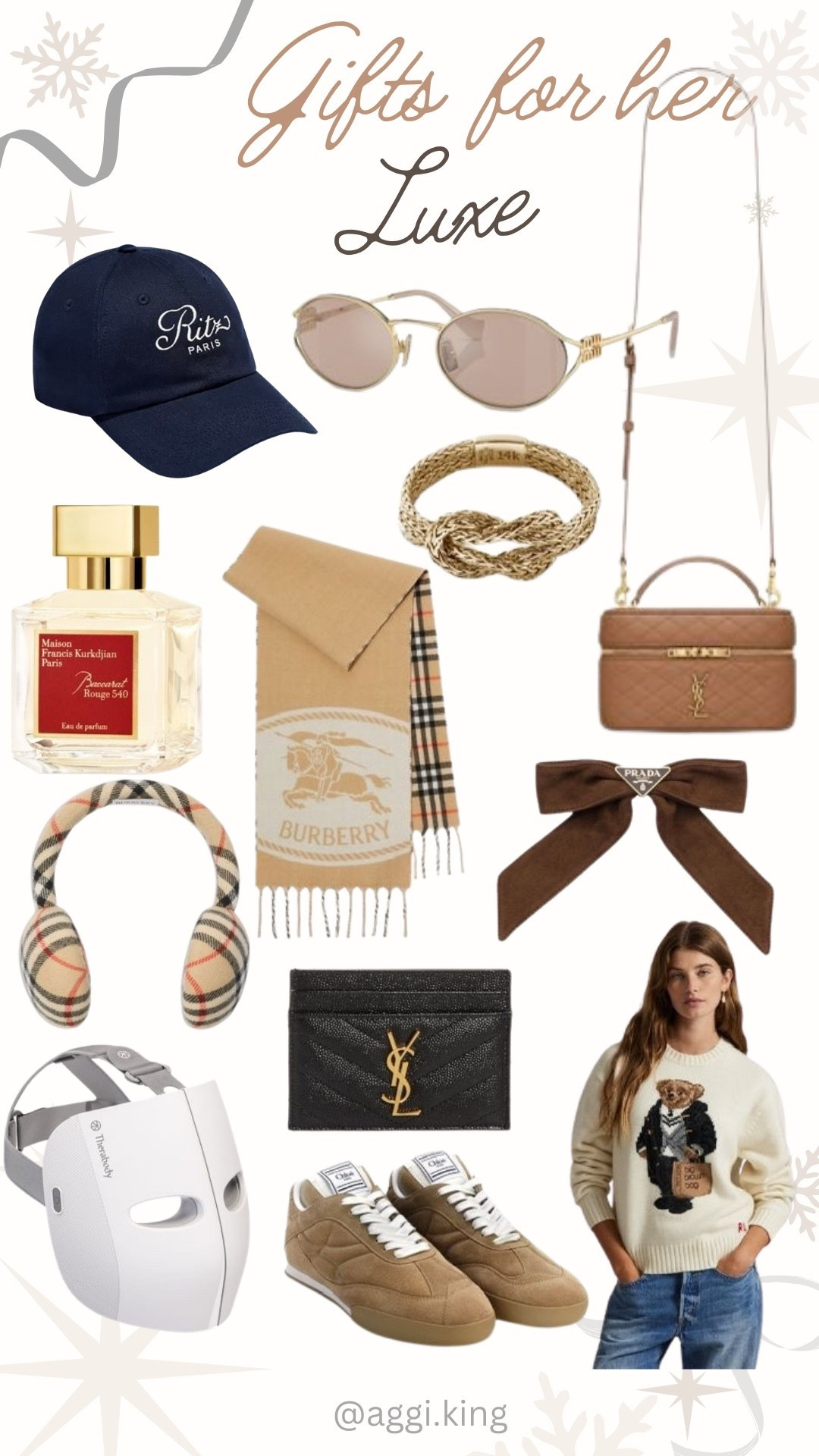 Luxe gifts for her 

#gift #giftidea #christmas #holidays 

#LTKGiftGuide #LTKgrwm #LTKHoliday