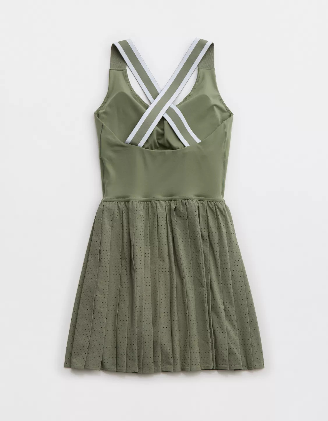 OFFLINE By Aerie Real Me Keep It Cool Pleated Mini Dress | Aerie