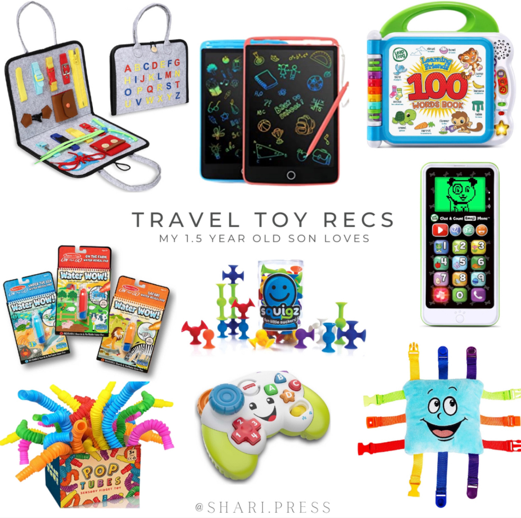 Travel toy must haves for 1 to 2 year old age! Great for car rides, airplanes, and restaurants too. 

#LTKbaby #LTKtravel #LTKkids