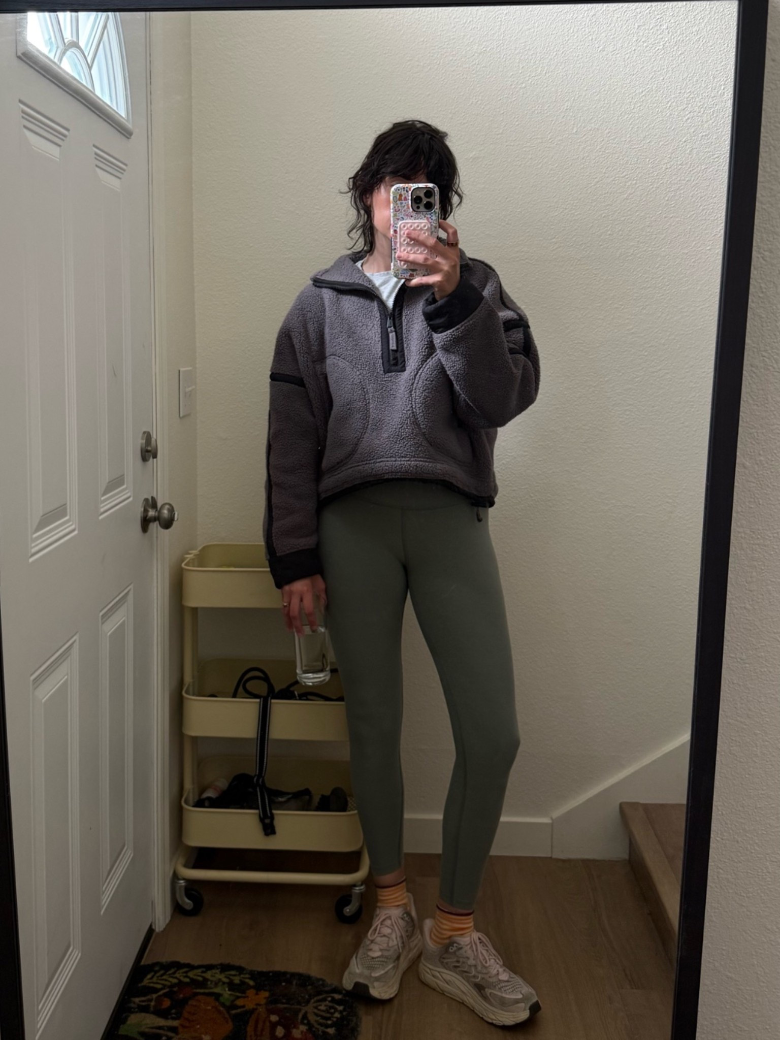 June 25 fit! Socks are beatenpathco - “katiemoore” always gets you 15% off! This is honestly what I ended up wearing the majority of the day - sometimes I DO work from home in leggings. 👩‍💻 speaking of - the leggings are on sale with code “prime25” at the first link! Not the exact color, these are a few years old.

#LTKootd #LTKSaleAlert #LTKmomlife