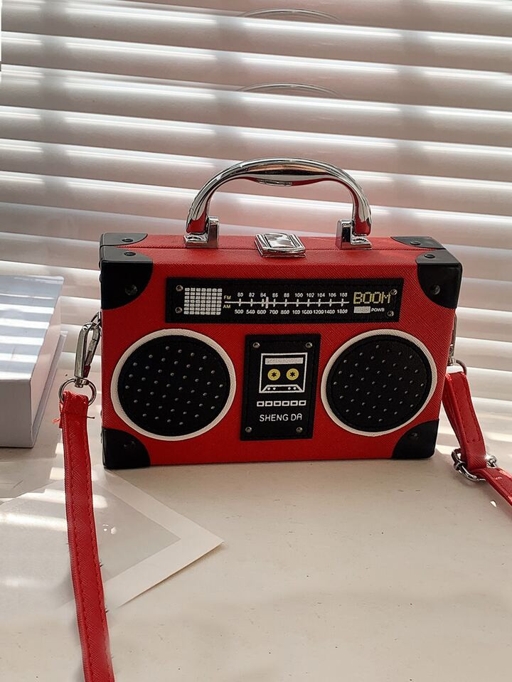 Mini Radio Design Box Bag | SHEIN