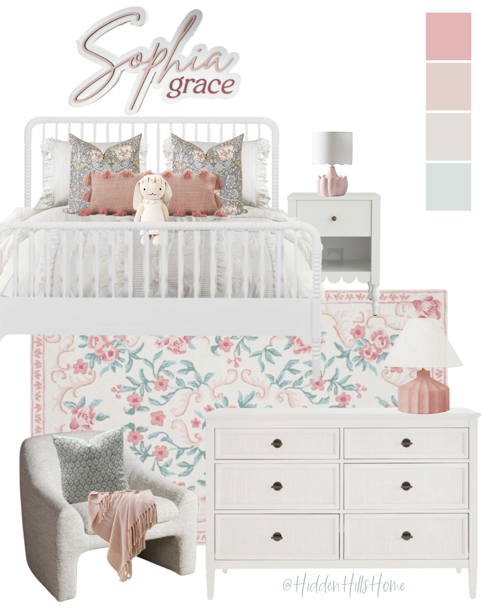Girls bedroom decor, young girls room decor mood board, pink and teal bedroom decor ideas, kids bedroom #girlsbedroom

#LTKsalealert #LTKkids #LTKhome