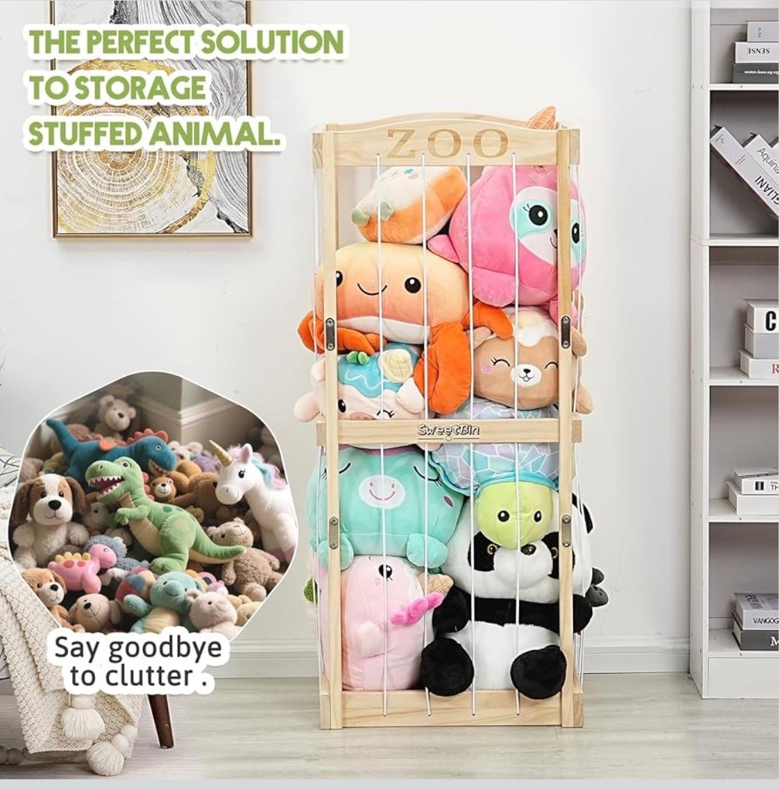 We have this in the playroom. It’s cute and keeps the stuffed animals organized. 

#LTKHome #LTKmomlife #LTKKids