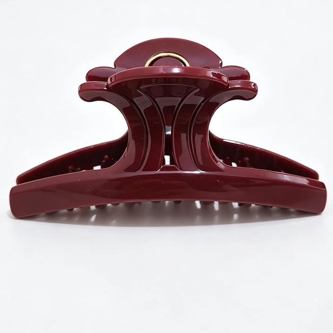 5 Inch Large Butterfly Hair clip for Women Thick Hair, Wine Red | Strong Hold Comfortable Durable... | Amazon (US)