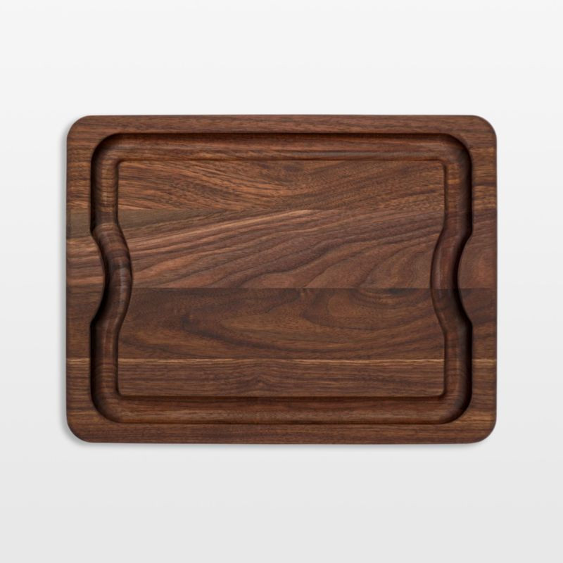 JK Adams BBQ Walnut Carving Board | Crate & Barrel | Crate & Barrel