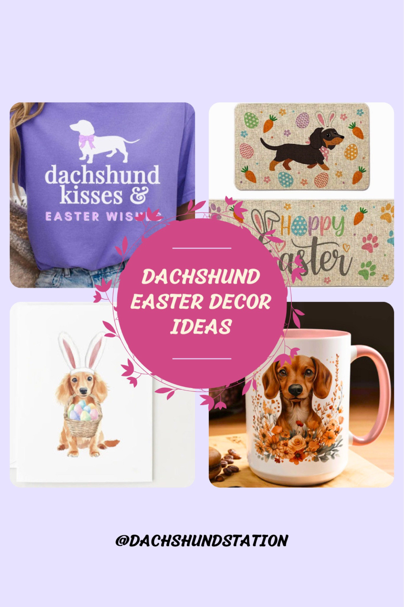 Dachshund Easter Decor Ideas for Doxie moms. #doxiefinds

#LTKSeasonal #LTKPets #LTKHome