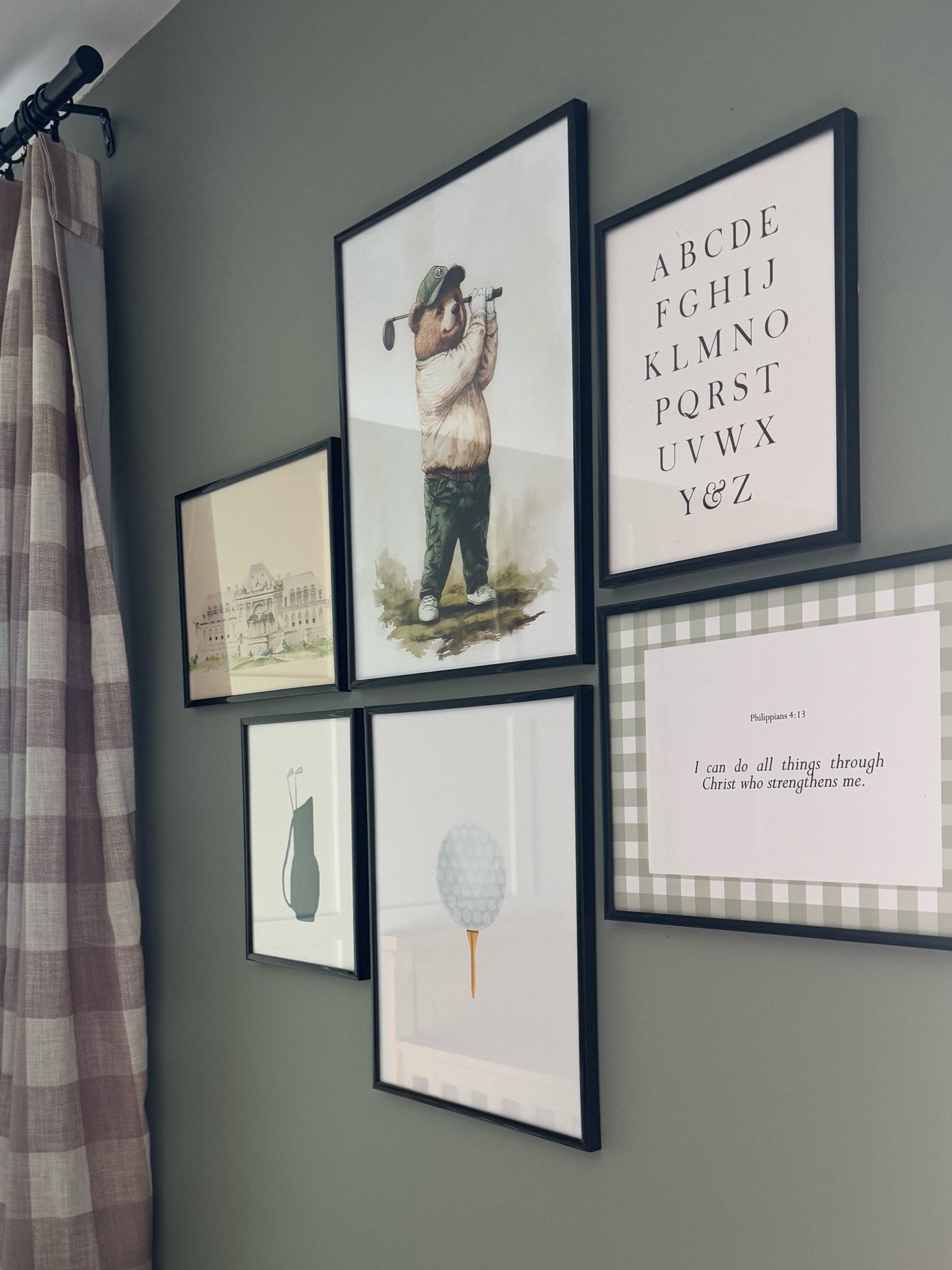 Golf themed nursery prints ⛳️
