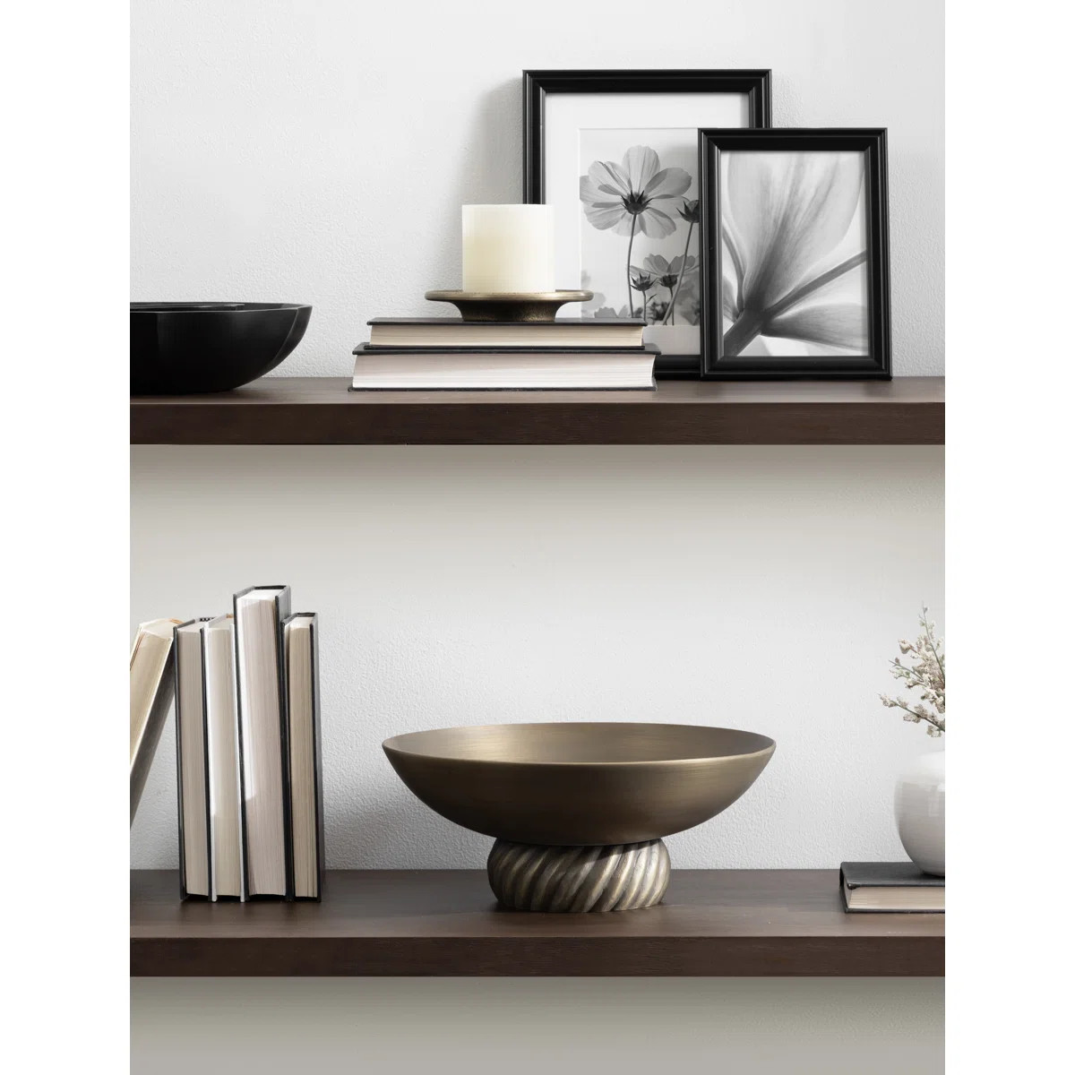 Trenza Spiraled Round Pedestal Bowl | Wayfair North America