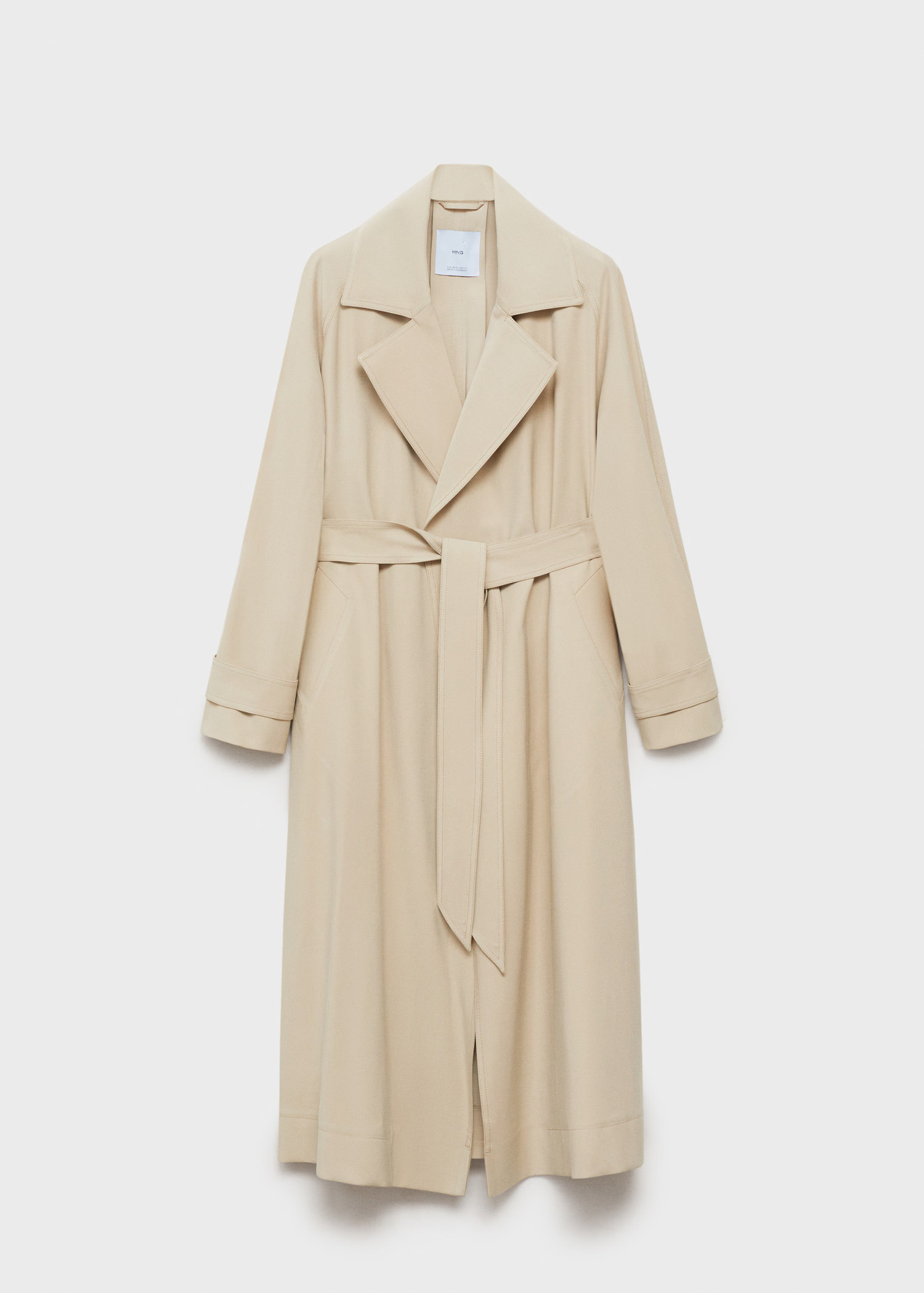 Soft trench coat with belt - Women | MANGO United Kingdom | MANGO (UK)