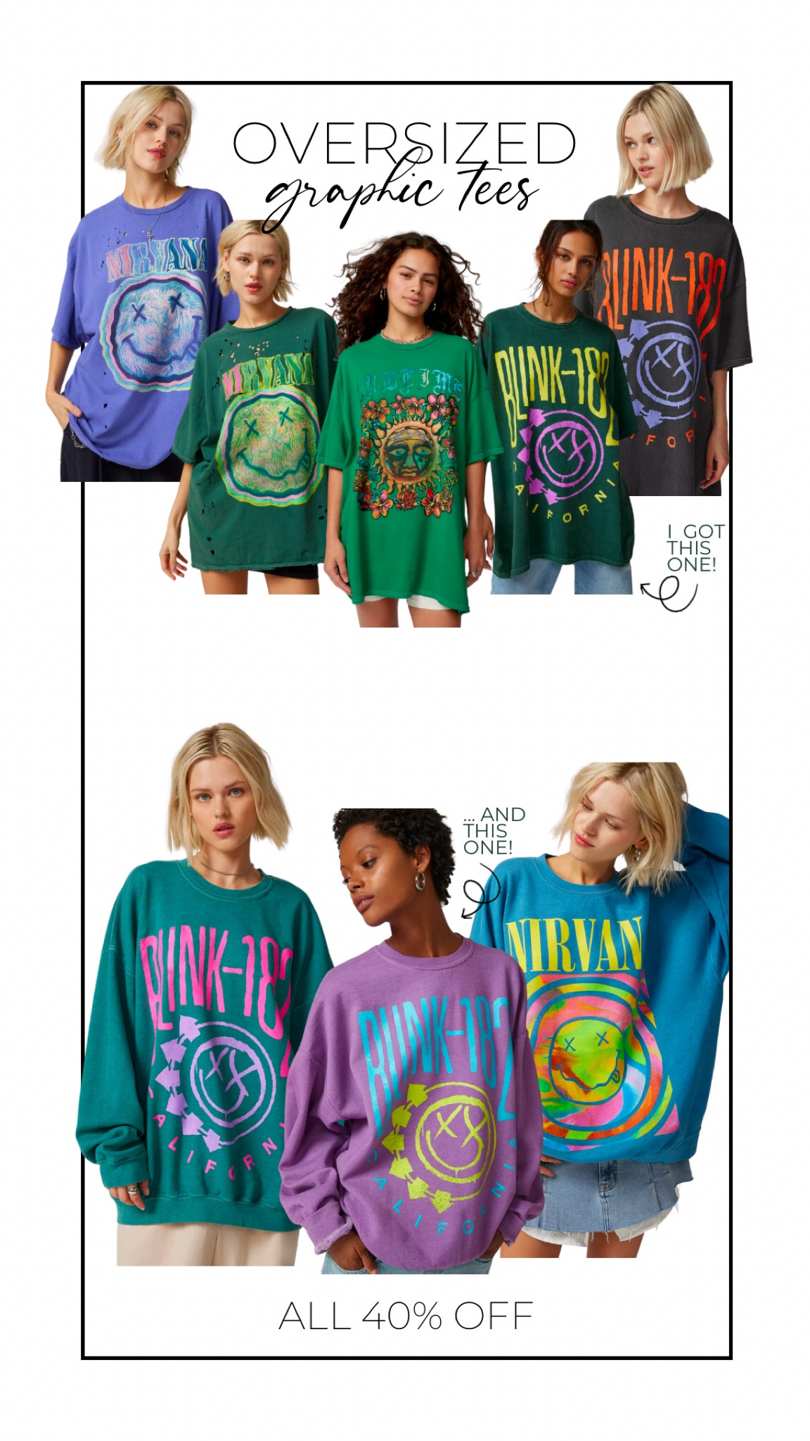 my favorite graphic tees currently 40% off 

#LTKsalealert #LTKCyberWeek #LTKGiftGuide