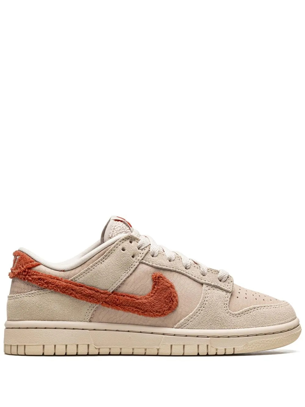Nike Dunk Low "Terry Swoosh" Sneakers | Neutrals | FARFETCH | Farfetch Global