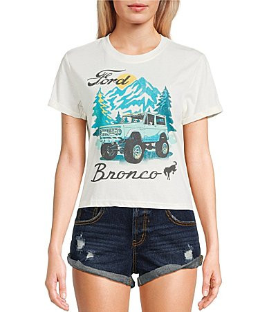 GB Knit Blue Bronco Graphic T-Shirt - L | Dillard's