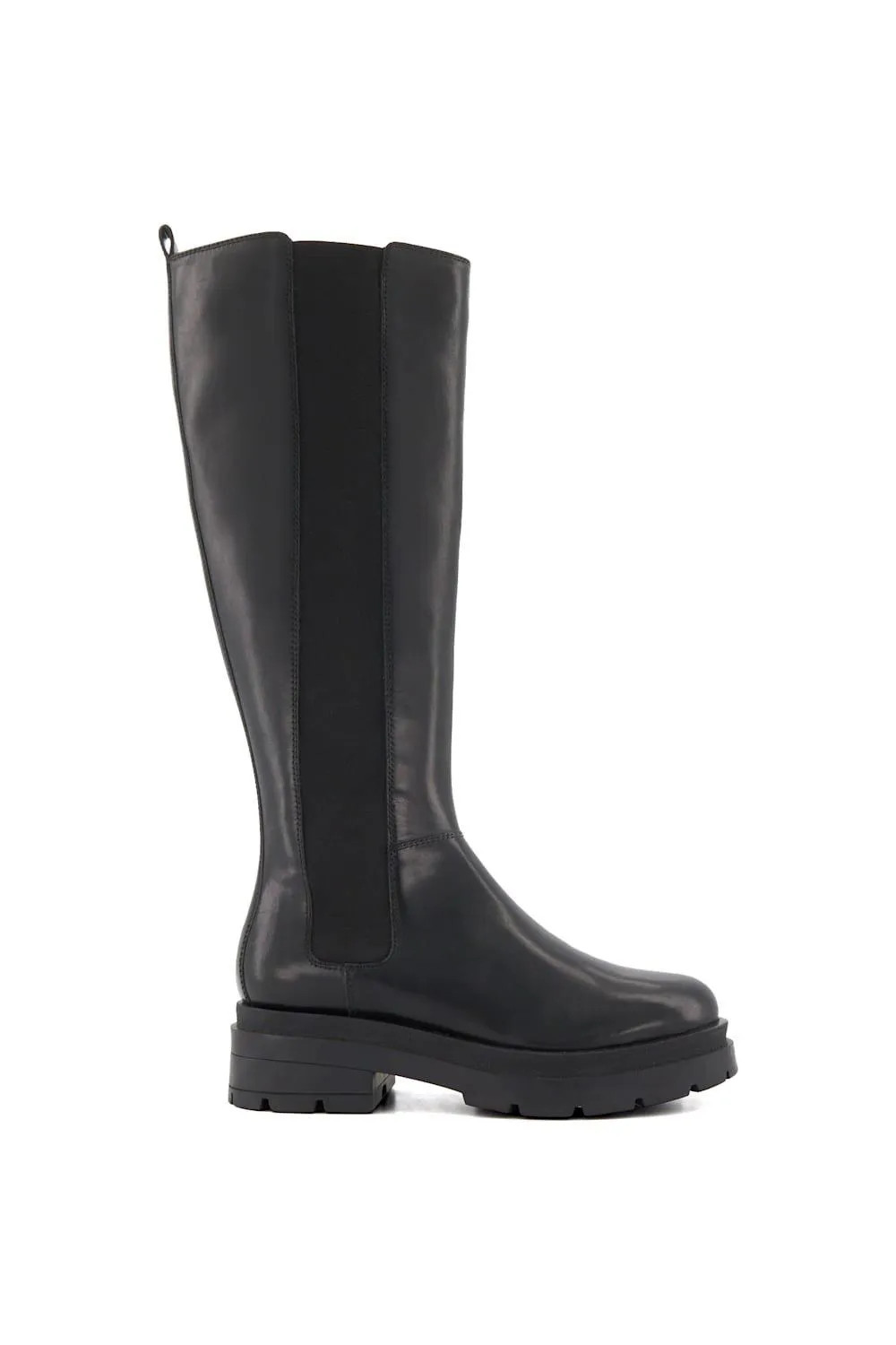Boots | 'Tammie' Leather Knee High Boots | Dune London | Debenhams UK