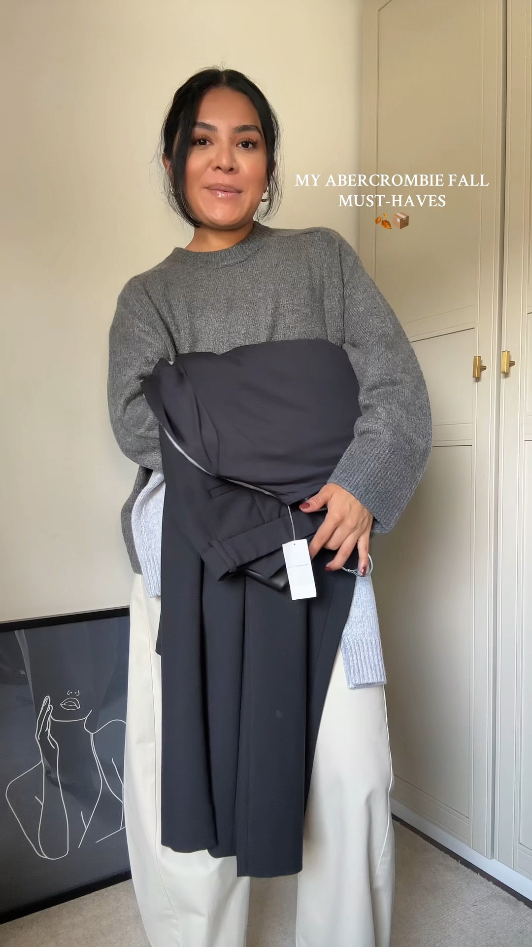 5 fall wardrobe essentials from @abercrombie 🍂📦 How I’ll be styling fall staples 🤎 #abercrombiepartner