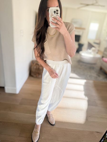 Amazon travel outfit, airport outfit, vacation outfit, size down! Ships fast Amazon fashion Free People lookalike. Great casual outfit, or for errands, comfy casual, cute and comfy 

#LTKfindsunder50 #LTKover40