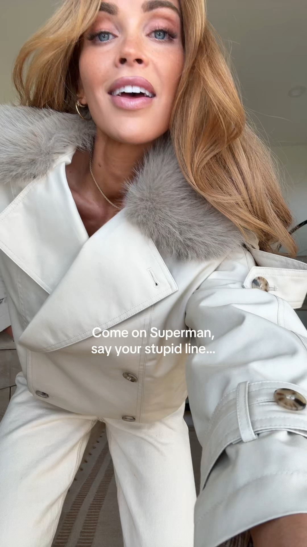 Beige is where it’s at! And this jacket is a dream!