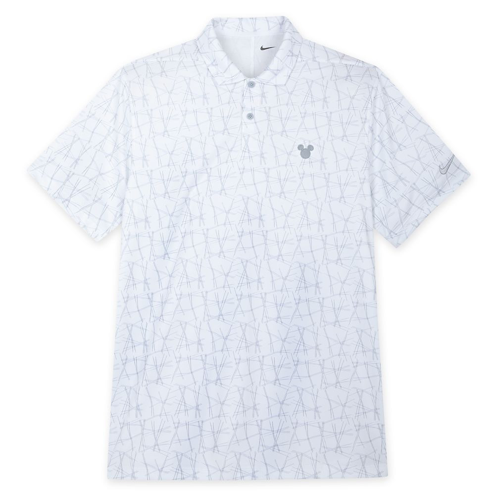 Mickey Mouse Victory Performance Polo Shirt for Men by Nike Golf – White Graphic | Disney Store