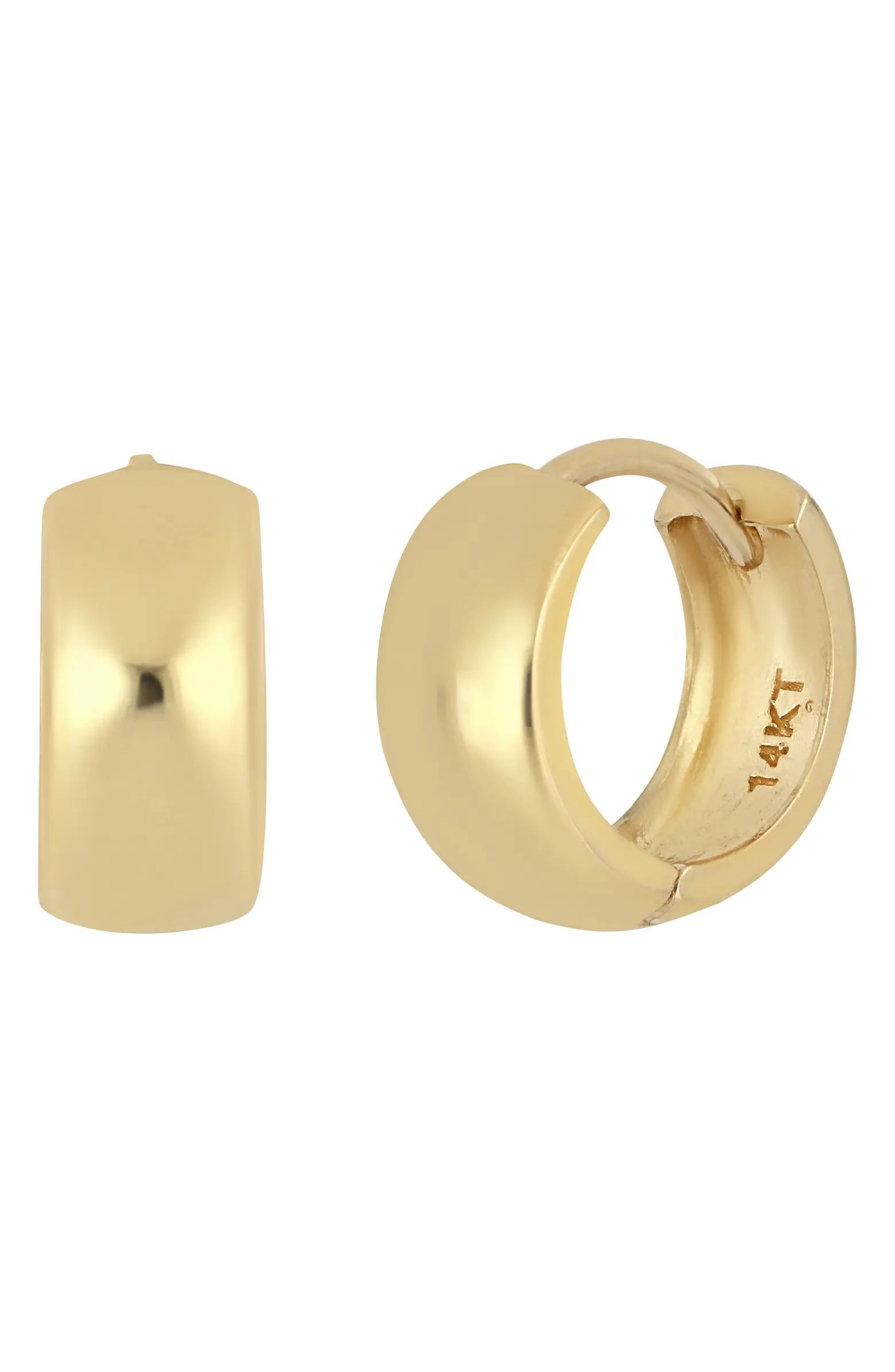 Katharine 14K Gold Huggie Hoop Earrings | Nordstrom